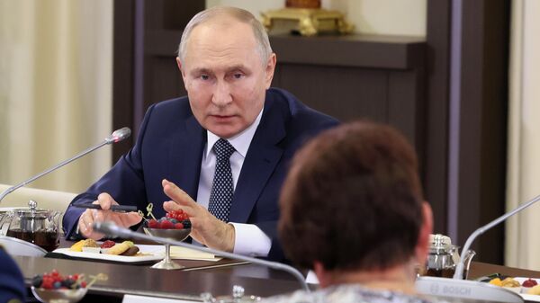 Президент РФ В. Путин встретился с матерями военнослужащих - участников СВО - Sputnik Южная Осетия