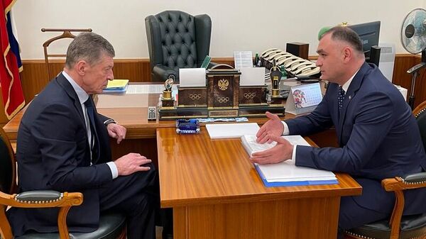 Встреча с заместителем руководителя администрации президента Российской Федерации Дмитрием Козаком  - Sputnik Южная Осетия