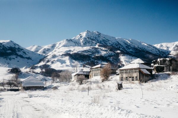 Селение Цон зимой - Sputnik Южная Осетия
