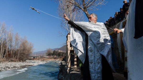 Крещение Господне в Южной Осетии - Sputnik Южная Осетия