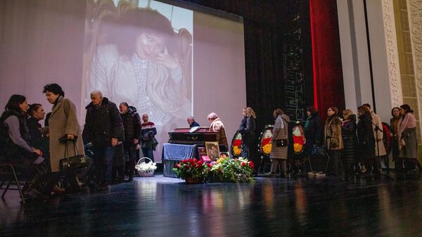 Похороны Жанны Плиевой  - Sputnik Южная Осетия