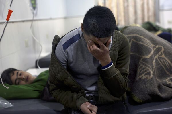 Жертвы землетрясения в больнице аль-Рахма в городе Даркуш, провинция Идлиб, северная Сирия. - Sputnik Южная Осетия