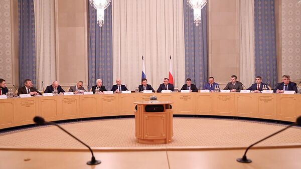 Заседание МПК по социально-экономическому сотрудничеству между Республикой Южная Осетия и Российской Федерацией - Sputnik Южная Осетия