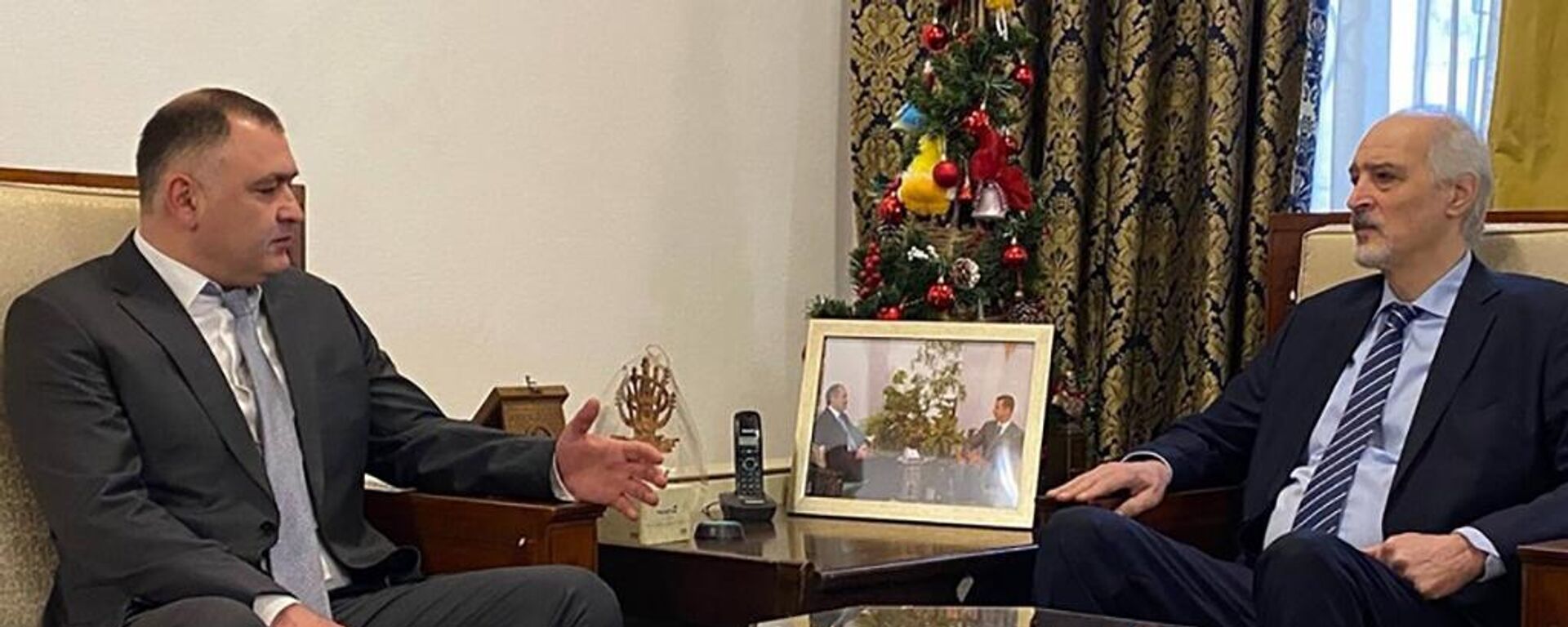 Алан Гаглоев посетил Посольство Сирийской Арабской Республики в Российской Федерации - Sputnik Южная Осетия, 1920, 10.02.2023