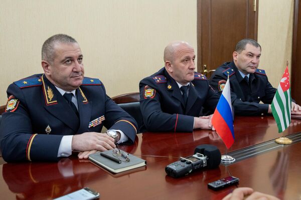 Встреча руководства МВД Южной Осетии и Абхазии - Sputnik Южная Осетия