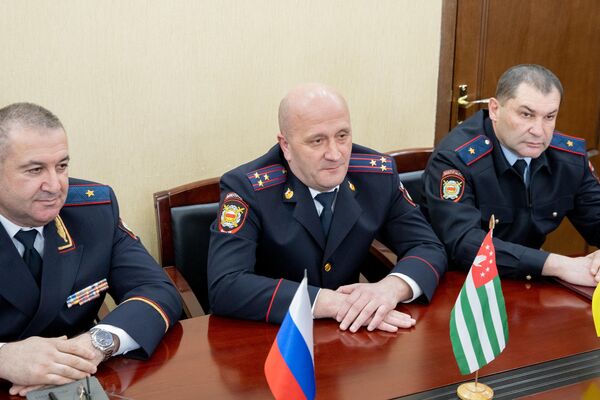 Встреча руководства МВД Южной Осетии и Абхазии - Sputnik Южная Осетия