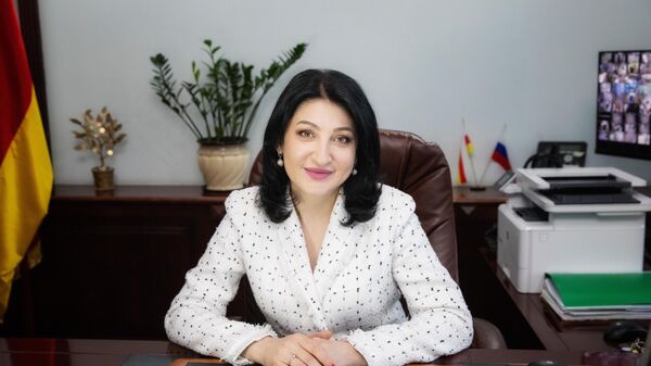 Жанна Джиоева - председатель Нацбанка Южной Осетии - Sputnik Южная Осетия
