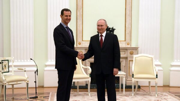 Переговоры президента РФ В. Путина с президентом Сирии Б. Асадом - Sputnik Южная Осетия