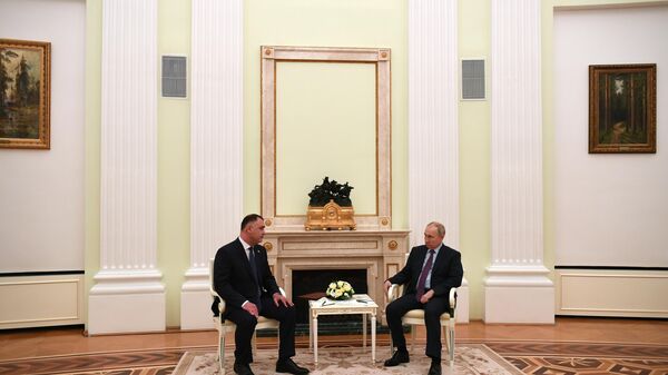 Первая встреча президентов Южной Осетии и России - Sputnik Южная Осетия