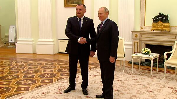 Первая встреча президентов Южной Осетии и России - Sputnik Южная Осетия