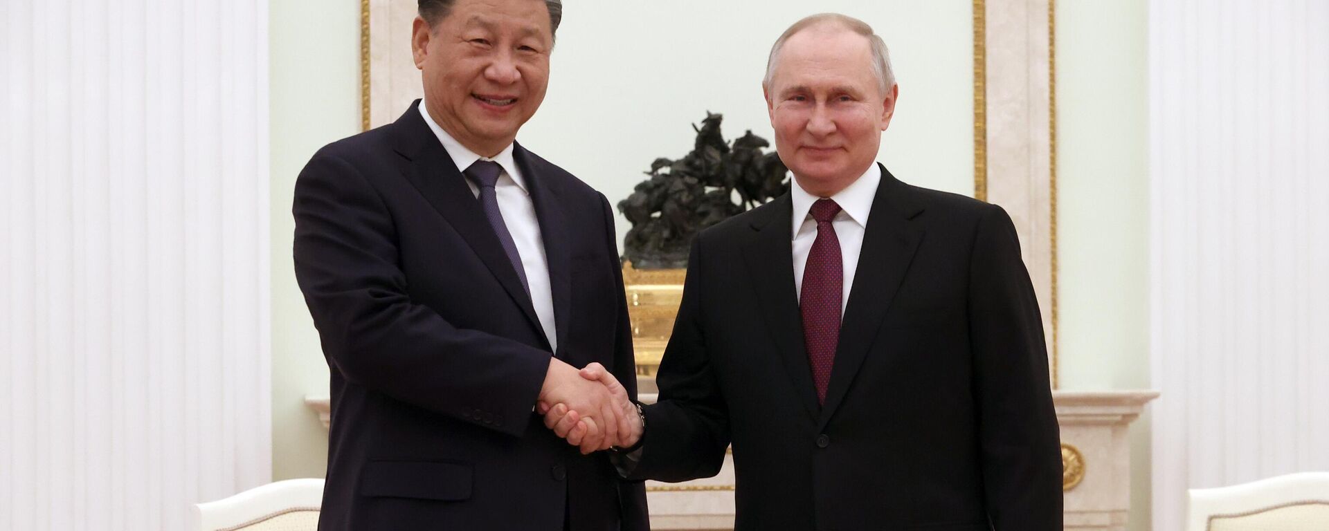 Встреча президента РФ В. Путина с председателем КНР Си Цзиньпином - Sputnik Южная Осетия, 1920, 20.03.2023