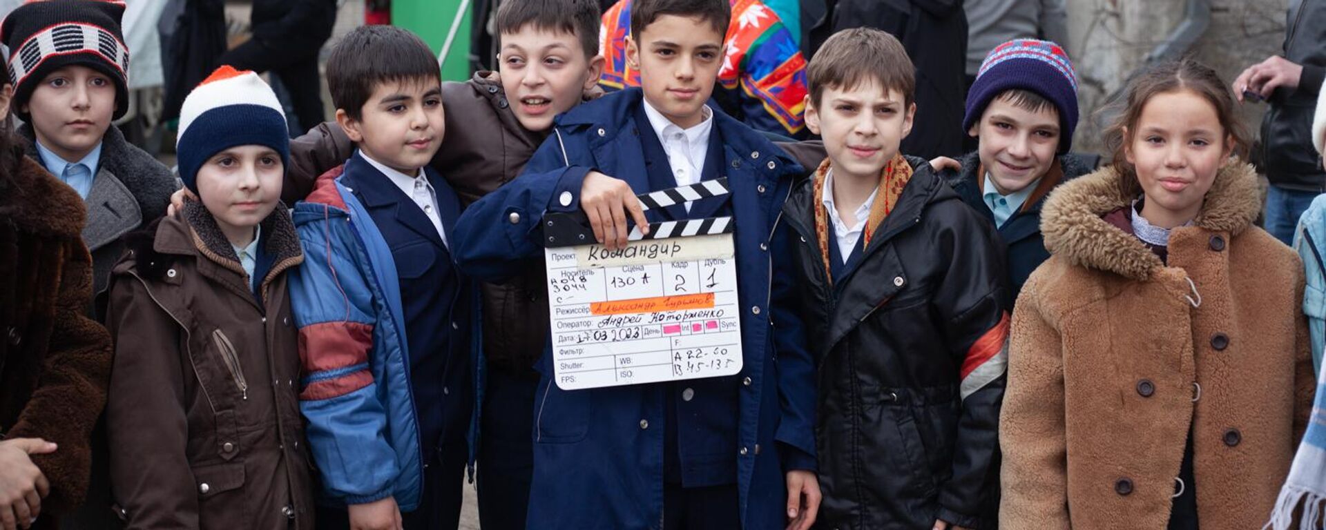 Съемки фильма Командир про детей, взятых в заложники в Орджоникидзе в 1988 году - Sputnik Южная Осетия, 1920, 04.01.2024