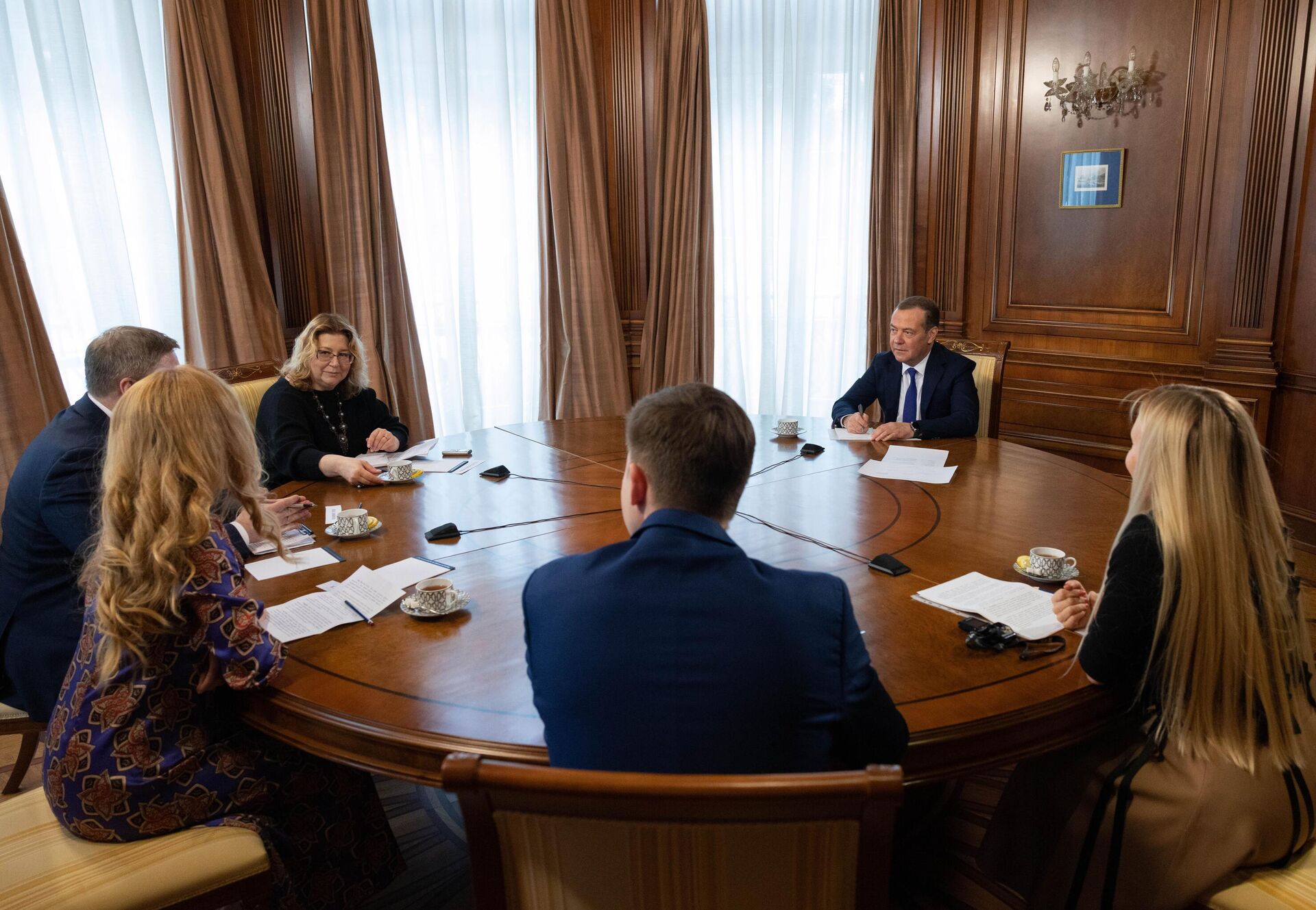 Заместитель председателя Совбеза РФ Д. Медведев дал интервью российским СМИ - Sputnik Южная Осетия, 1920, 24.03.2023