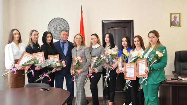 В Цхинвале состоялось награждение тренеров по гимнастике - Sputnik Южная Осетия
