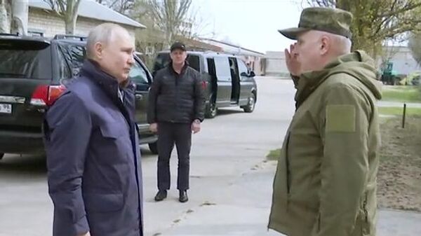 Президент РФ Владимир Путин посетил штабы группировок Днепр и Восток в зоне СВО - Sputnik Южная Осетия