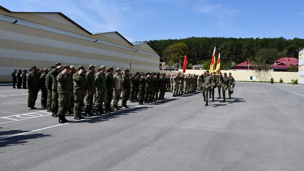 В Министерстве обороны продолжаются тренировки к параду Победы - Sputnik Южная Осетия