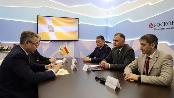 Встреча с губернатором Ставропольского края - Sputnik Южная Осетия