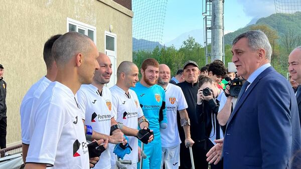 Футбольный матч между командой Иристон и Алания - Sputnik Южная Осетия