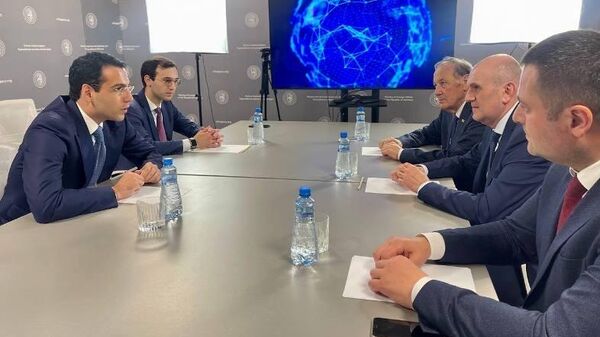 Главы внешнеполитических ведомств Южной Осетии и Абхазии провели рабочую встречу  - Sputnik Южная Осетия