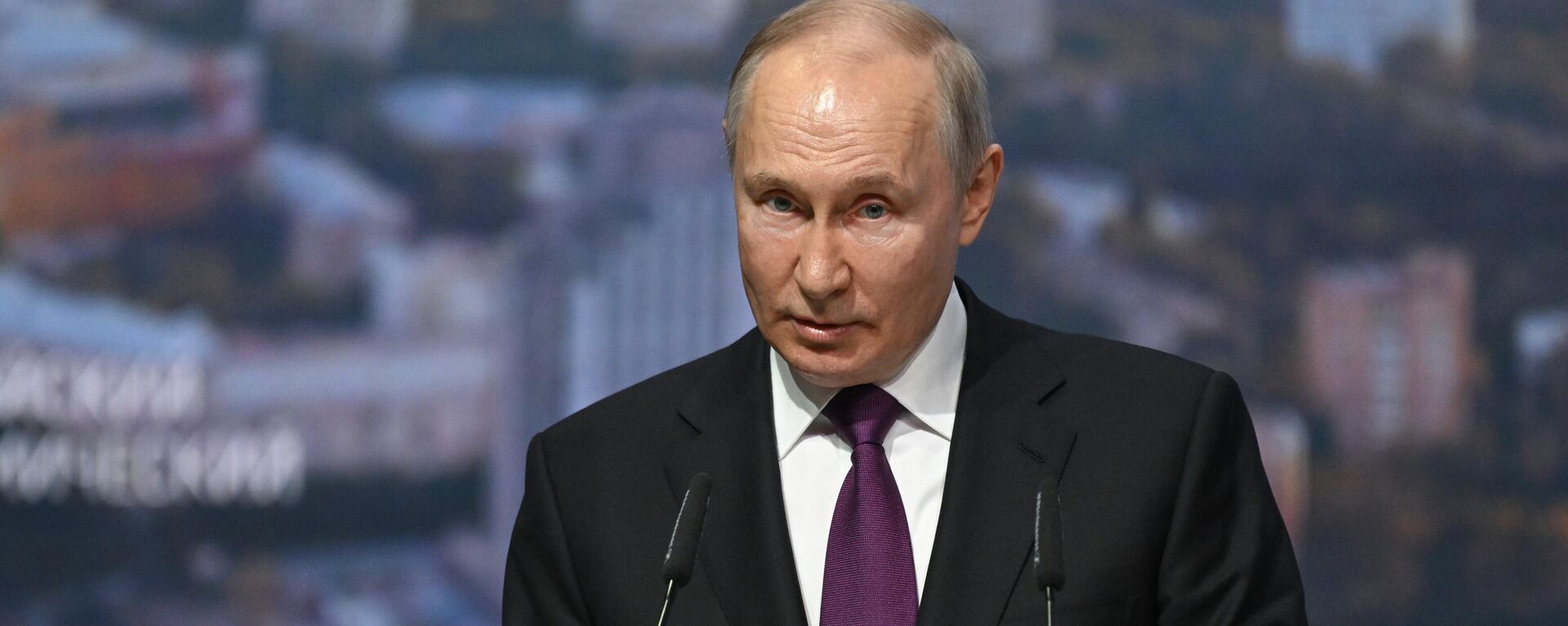 Президент России Владимир Путин выступает на пленарном заседании Евразийского экономического форума в Москве - Sputnik Южная Осетия, 1920, 13.06.2023