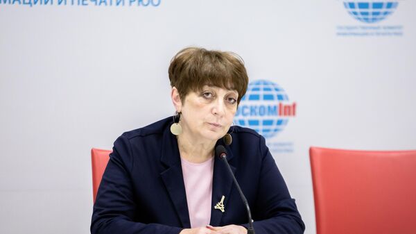 Пресс-конференция уполномоченного при президенте Южная Осетия по правам ребенка Аэлиты Джиоевой - Sputnik Южная Осетия