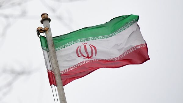Флаг посольства Исламской Республики Иран. - Sputnik Южная Осетия
