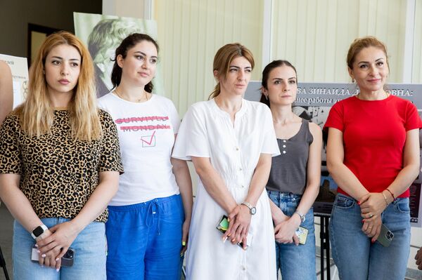 Открытие выставки в ЮОГУ, посвященной ученому Зинаиде Гаглоевой Открытие выставки в ЮОГУ, посвященной ученому Зинаиде Гаглоевой - Sputnik Южная Осетия