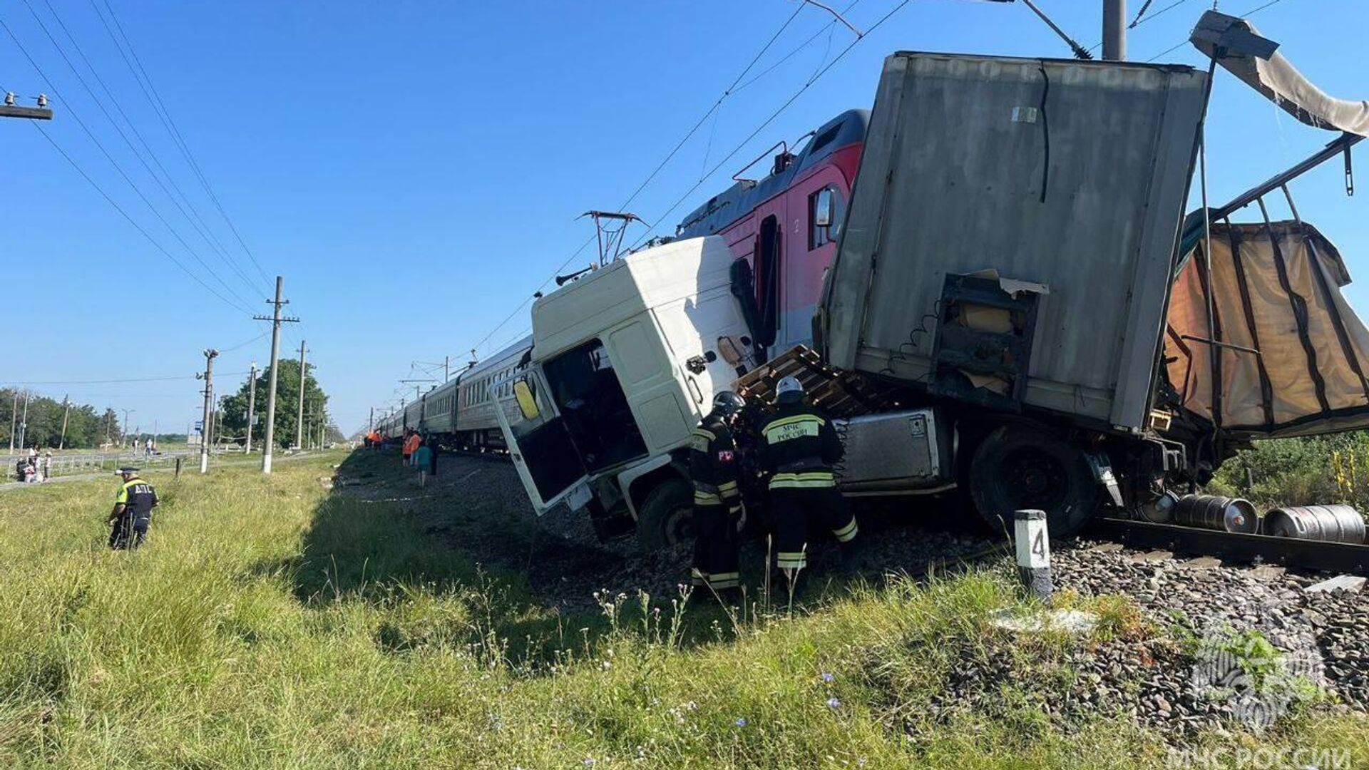 В Северной Осетии поезд 