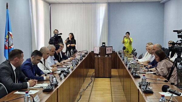 Ректоры ЮОГУ и МИИГАиК обсудили рабочие вопросы - Sputnik Южная Осетия