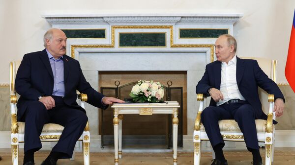 Встреча президента РФ В. Путина и президента Белоруссии А. Лукашенко - Sputnik Южная Осетия