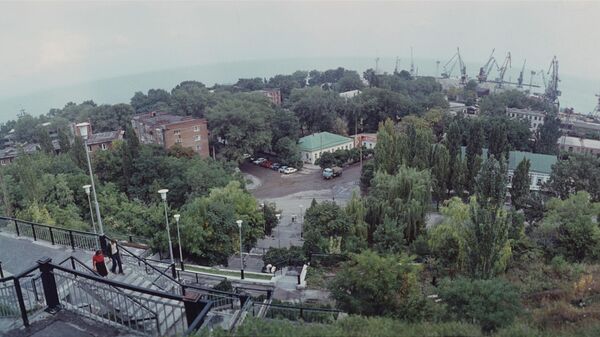 Панорамный вид на Таганрогский морской торговый порт в Ростовской области. - Sputnik Южная Осетия