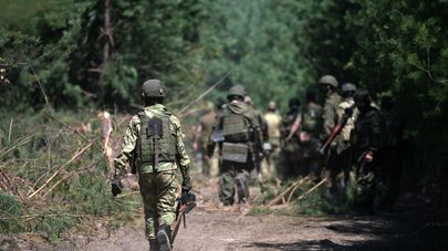 Российские военнослужащие в зоне спецоперации. Архивное фото 