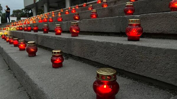 В Северной Осетии почтили память погибших в результате взрыва в Махачкале - Sputnik Южная Осетия