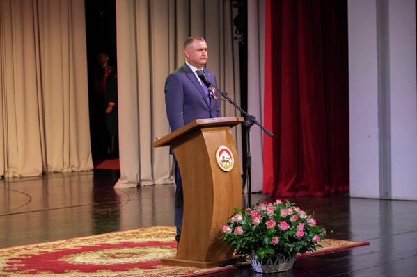 Торжественное собрание в честь 15-летия признания независимости Южной Осетии Россией - Sputnik Южная Осетия