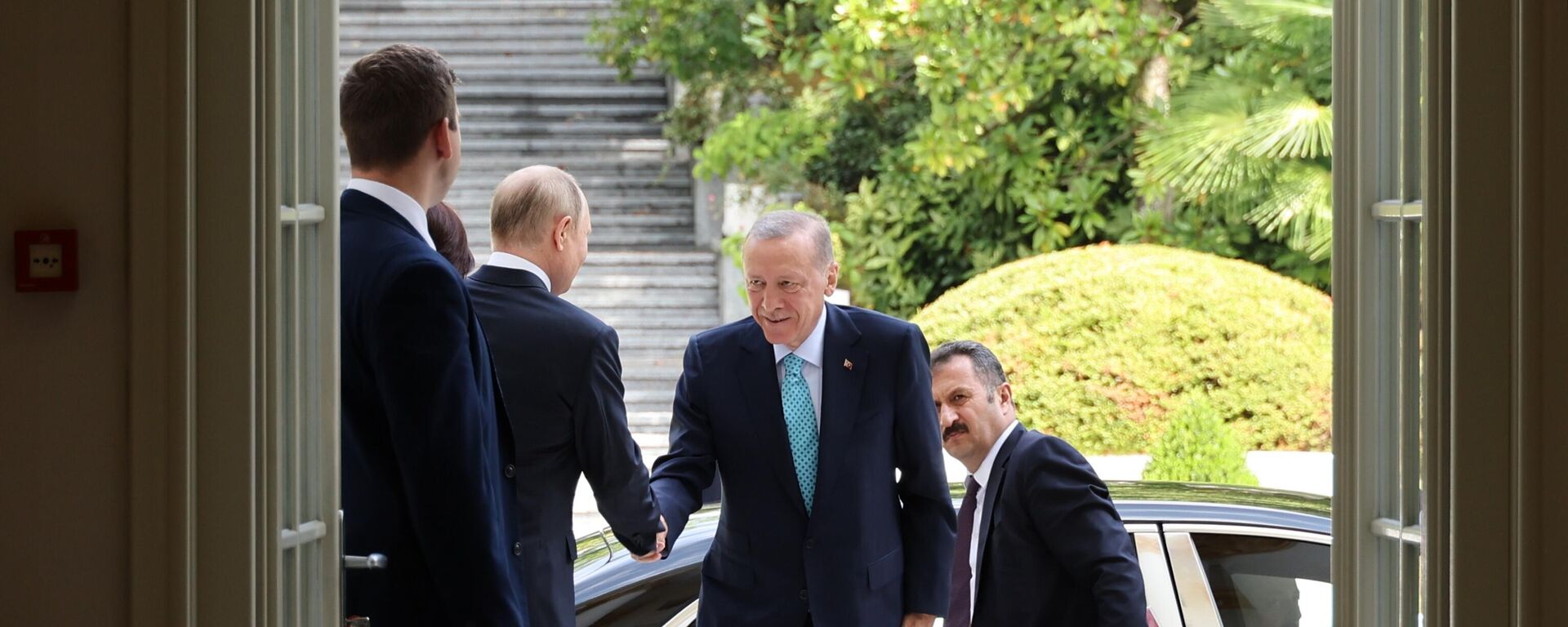 Президент РФ В. Путин провел переговоры с президентом Турции Р. Т. Эрдоганом - Sputnik Южная Осетия, 1920, 05.09.2023