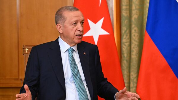 Президент Турецкой Республики Реджеп Тайип Эрдоган. Архивное фото  - Sputnik Южная Осетия