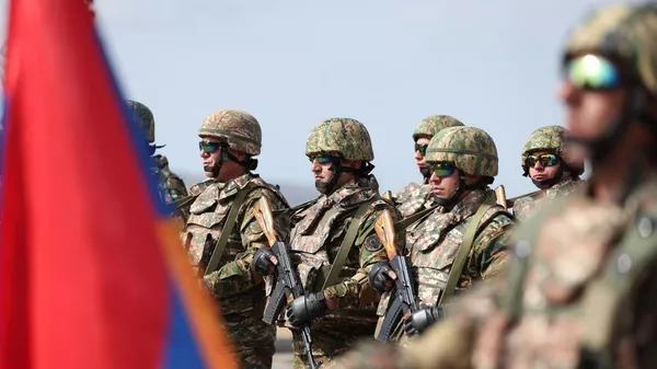 Начало армяно-американских военных учений Арцив партнёр-2023 в учебном центре Зар миротворческой бригады ВС США (11 ссентября 2023). Армения - Sputnik Южная Осетия