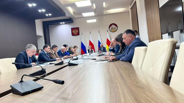 Кабмин Северной Осетии проводит совещание с ВЭБ.РФ - Sputnik Южная Осетия
