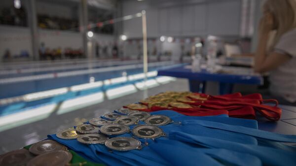 Соревнования по плаванию Золотая рыбка 2023 - Sputnik Южная Осетия