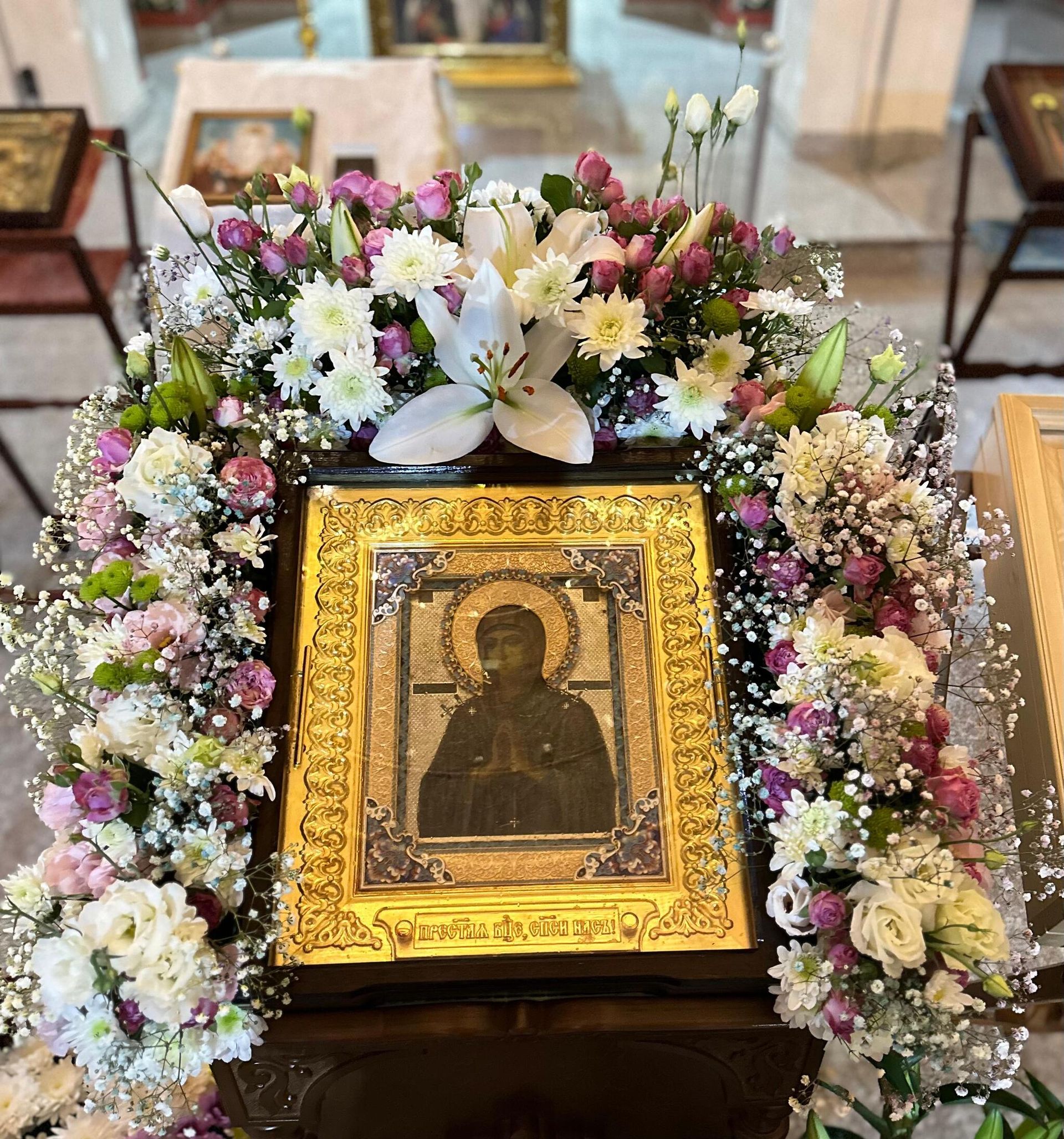 Икона Пресвятой Богородицы Умягчение злых сердец в храме Святой Троицы в Цхинвале - Sputnik Южная Осетия, 1920, 02.10.2026