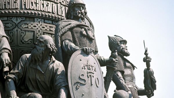 Фрагмент памятника Тысячелетие России. Архивное фото - Sputnik Южная Осетия