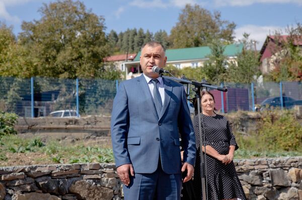 Открытие сквера в Дзау - Sputnik Южная Осетия