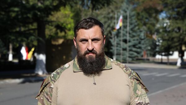 Командир казачьей бригады Днепр Андрей Жидков - Sputnik Южная Осетия