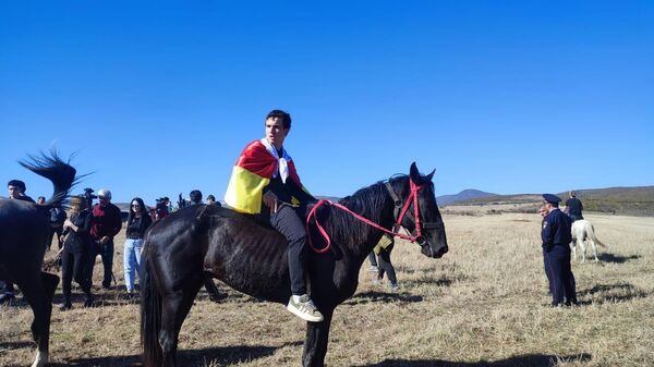 В Южной Осетии на фестивале Наследники традиций - Аланиада прошли конные скачки - Sputnik Южная Осетия