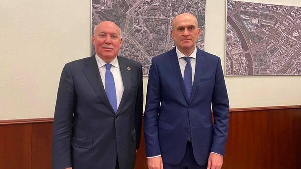 Асхар Джиоев встретился с госсекретарем Союзного государства России и Беларуси - Sputnik Южная Осетия