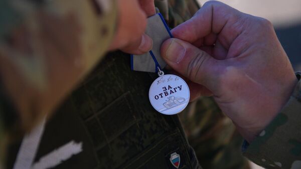 Медаль Зв отвагу. Архивное фото - Sputnik Южная Осетия