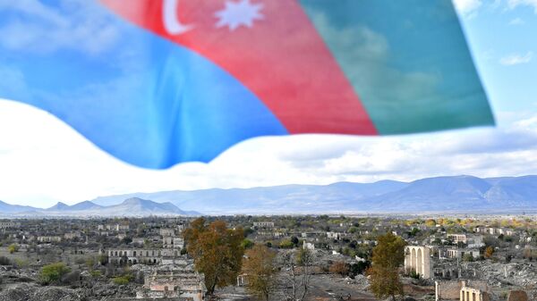 Город Агдам после его возвращения Азербайджану - Sputnik Южная Осетия