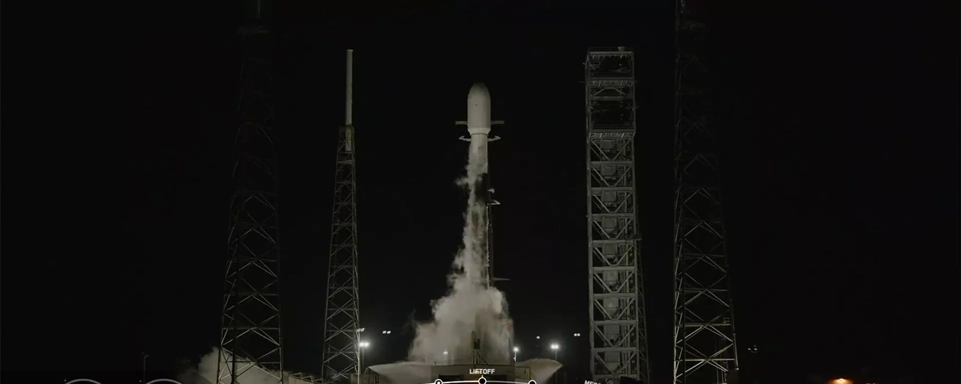 SpaceX осуществила запуск ракеты-носителя Falcon 9 с 23 спутниками Starlink - Sputnik Южная Осетия, 1920, 22.10.2023