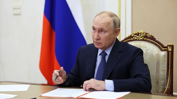 Президент РФ В. Путин провел совещание Совбеза РФ - Sputnik Южная Осетия