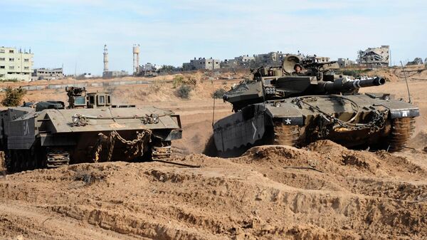 Израильские войска в секторе Газа. Архивное фото  - Sputnik Южная Осетия